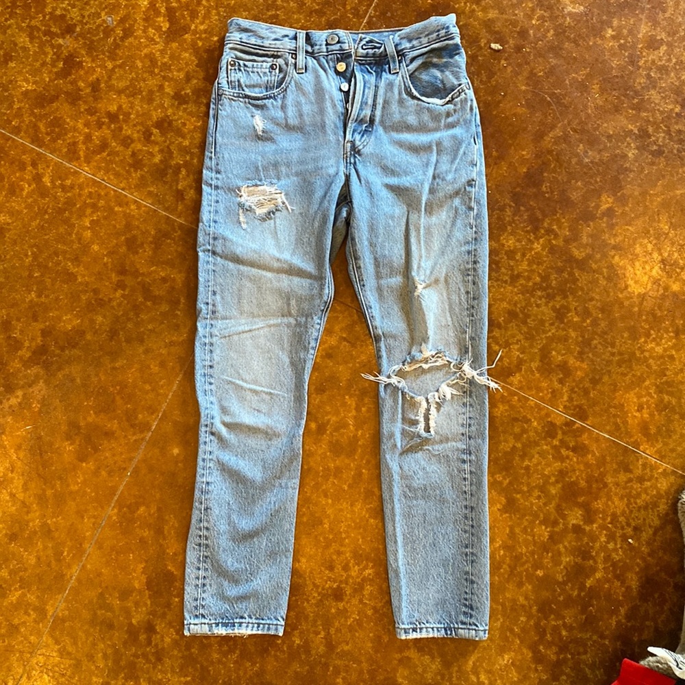 Levi's 501 Premium Skinny Jeans Women's Sz 26 x 28